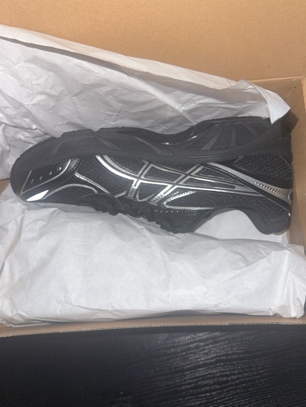 Asics gel 2160 black and silver